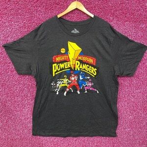 Mighty Morphin Power Rangers Black T-Shirt